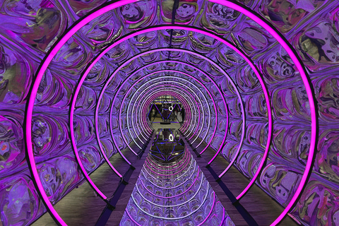 Light-Loop-Mirror-Mylar-LED-Neon-Circle-Tunnel-with-Mirror-Floor-Wrap-Mylar-Tunnel