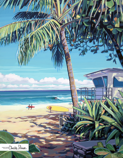 Christie Shinn『 ABOVE WAIMEA 』11×14 inch Christie Shinn