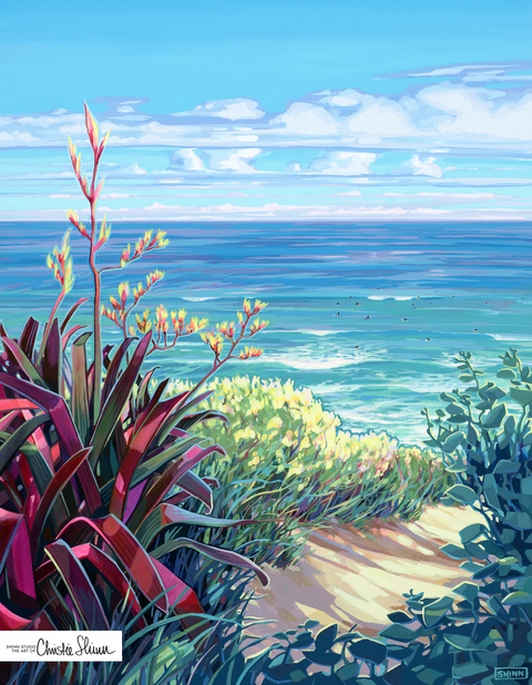 Christie Shinn『 ABOVE WAIMEA 』11×14 inch Christie Shinn