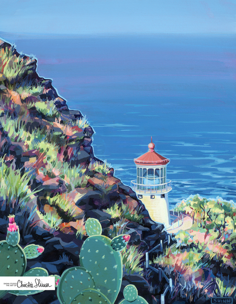 Christie Shinn『 ABOVE WAIMEA 』11×14 inch SHINN STUDIO official page of Hawaii artist Christie Shinn