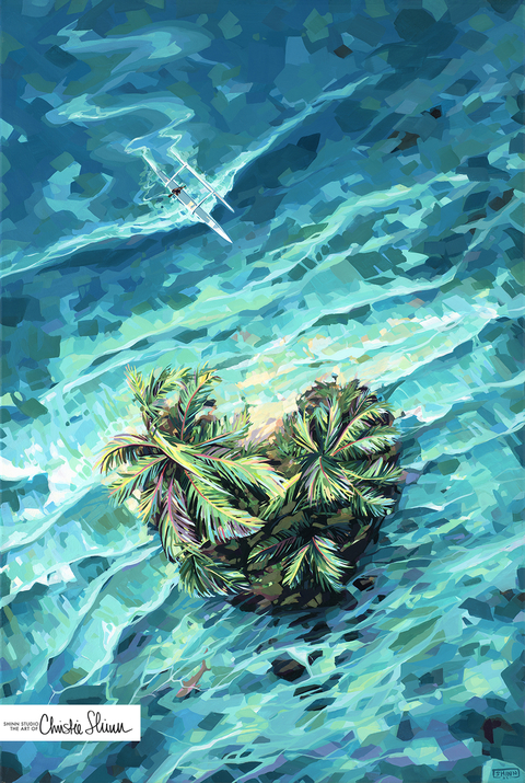 Christie Shinn『 ABOVE WAIMEA 』11×14 inch Christie Shinn