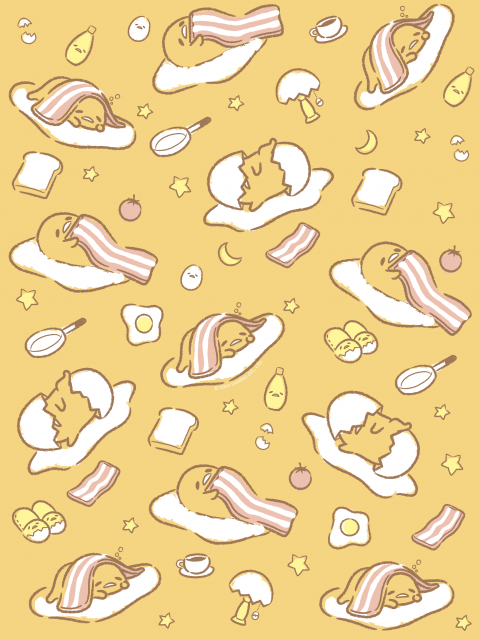 Download free Gudetama Egg Pattern Wallpaper - MrWallpaper.com