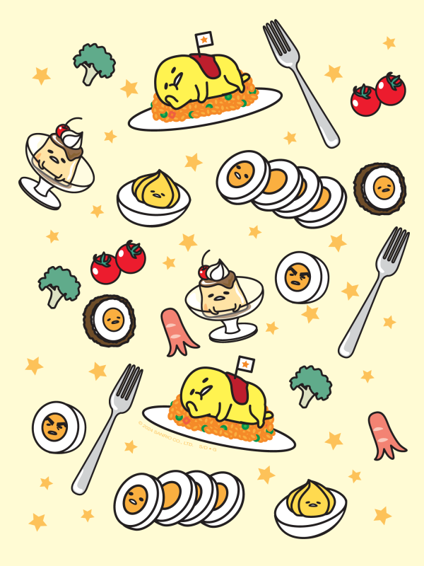 Image of Gudetama May FOTM Wallpaper. 