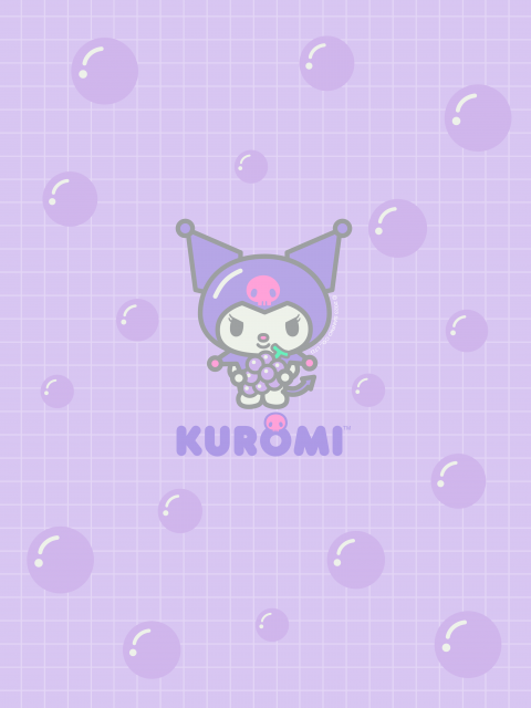 Sanrio Hello Kitty And Friends - Kuromi Smiling Head Mini Ceramic Plan