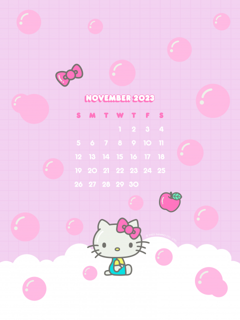 10 Hours of Pink Hello Kitty Background, Backdrop