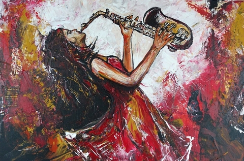 Saxophonistin 2