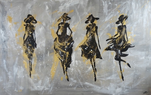 Welss 4 Frauen 160x100cm