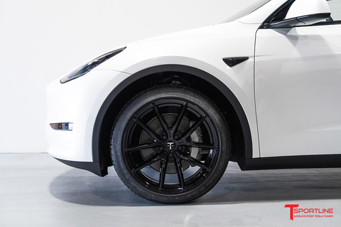 Tesla Model Y with 20