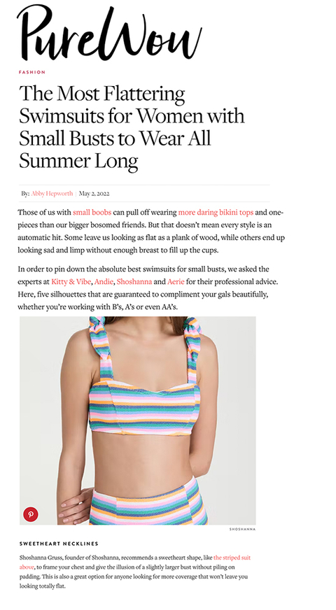 The Absolute Best Swimsuit Styles for Small Busts in 2022 – PureWow