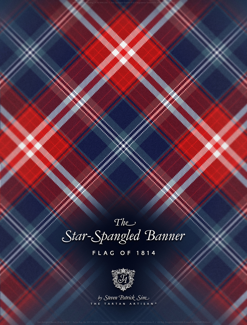 1 - The Star-Spangled Banner tartan - Modern - by Steven Patrick Sim