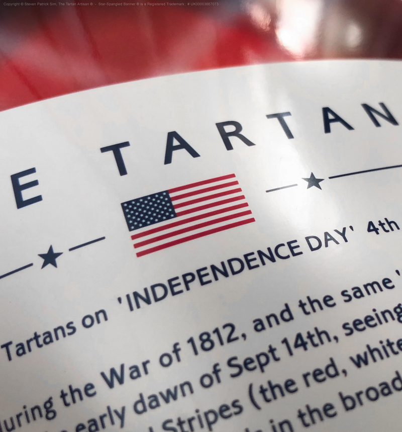 The Star-Spangled Banner Limited Edition metallic Print Detail 3