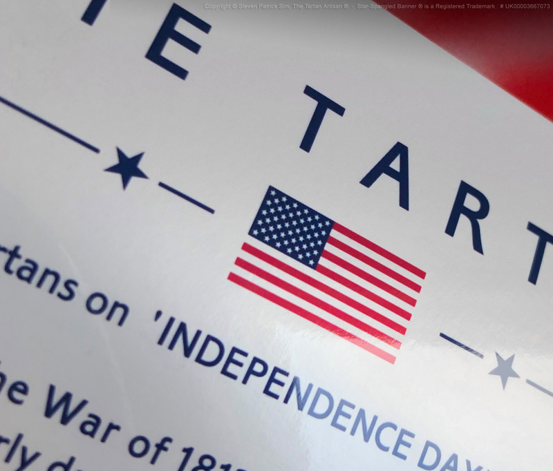 The Star-Spangled Banner Limited Edition metallic Print Detail 2