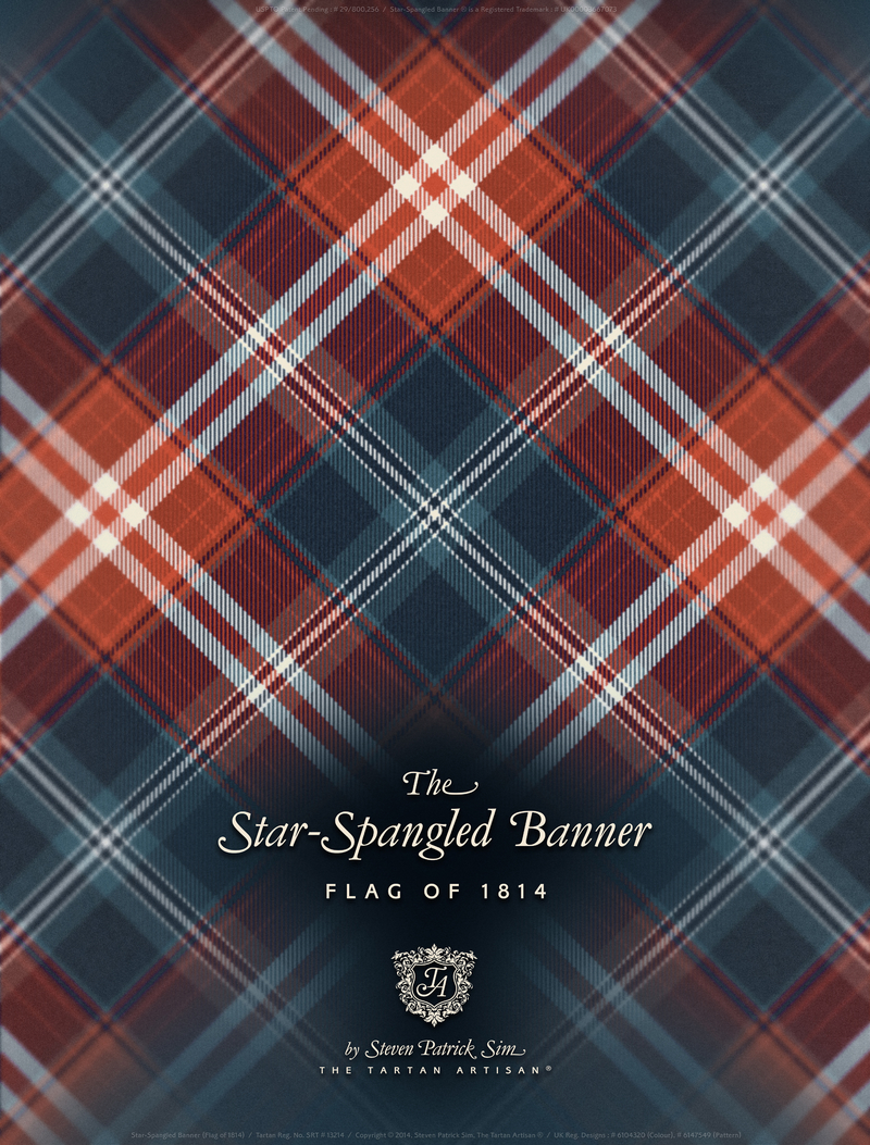 1 - The Star-Spangled Banner tartan - Past - by Steven Patrick Sim