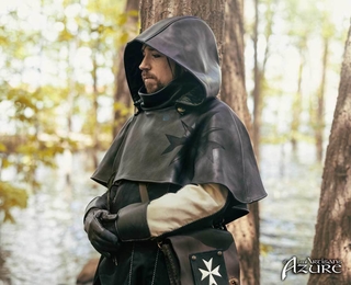 scholarly inquisitors artisans azure medieval larp bicolline duo black white mage wizard    4 