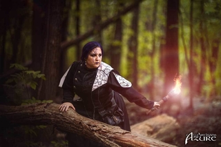 scholarly inquisitors artisans azure medieval larp bicolline duo black white mage wizard    11 